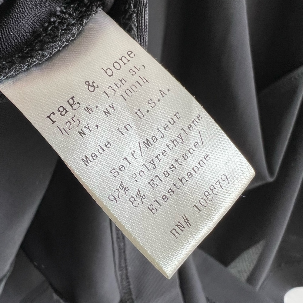 rag & bone Elevated Basic Black Open Back Top - image 5